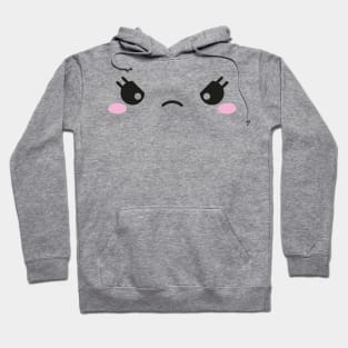 kawaii chibi anime cute face Hoodie